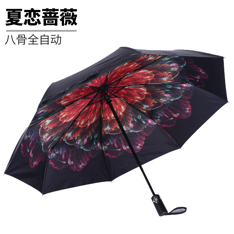 蔷薇花数码印榴莲APP官方下载进入网站免费伞 蔷薇花数码印榴莲APP官方下载进入网站免费伞
